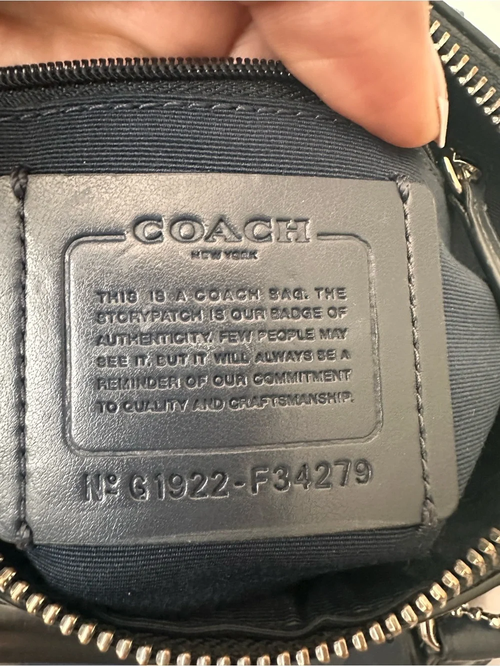 Coach Brown Signature Satchel with Black Handles